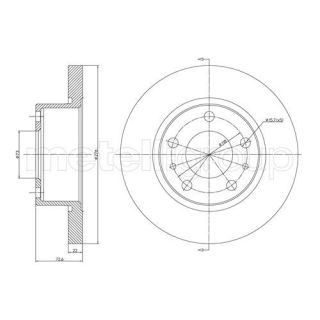 Stabdžių diskas CIFAM 800-570