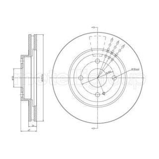 Stabdžių diskas CIFAM 800-619