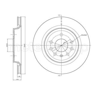 Stabdžių diskas CIFAM 800-682C