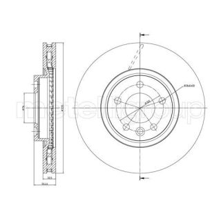 Stabdžių diskas CIFAM 800-727C