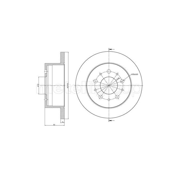 Stabdžių diskas CIFAM 800-731