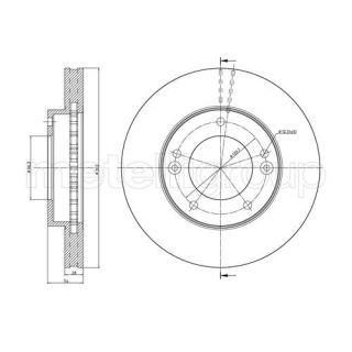 Stabdžių diskas CIFAM 800-776C