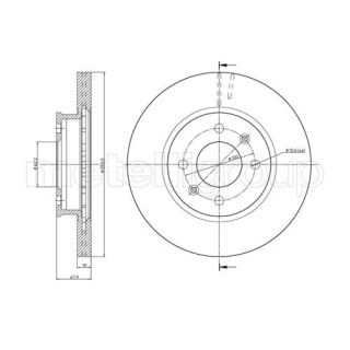 Stabdžių diskas CIFAM 800-788