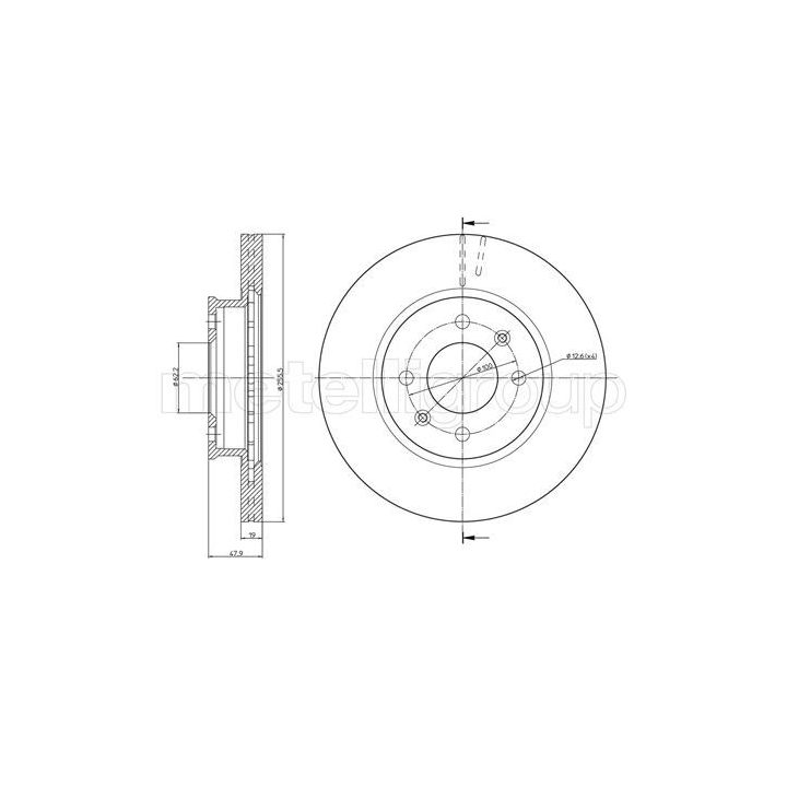 Stabdžių diskas CIFAM 800-788