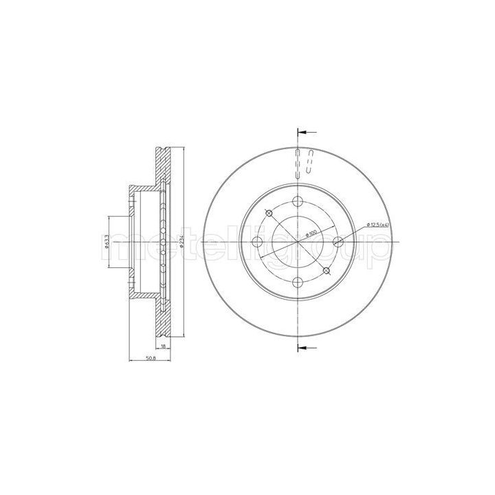Stabdžių diskas CIFAM 800-836