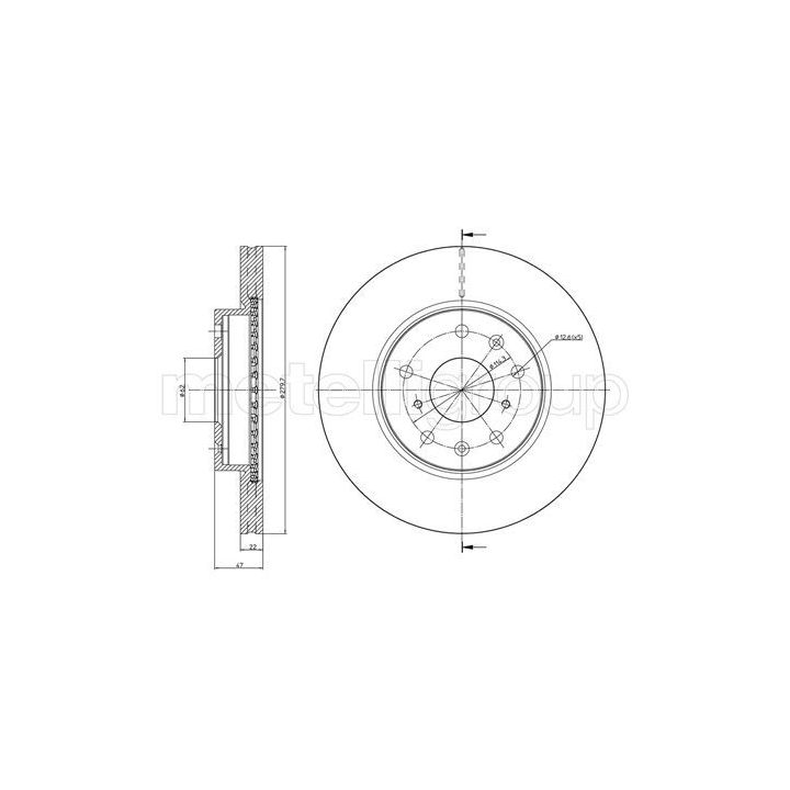 Stabdžių diskas CIFAM 800-895C
