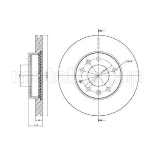 Stabdžių diskas CIFAM 800-901C