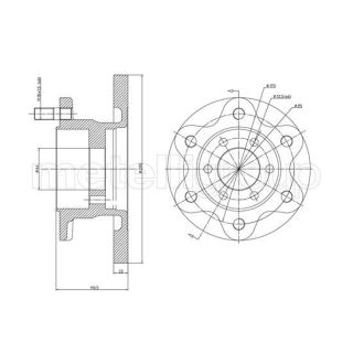 Stabdžių diskas CIFAM 800-909