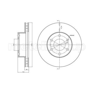 Stabdžių diskas CIFAM 800-913C