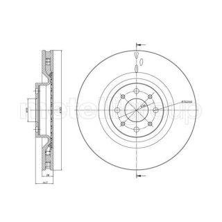 Stabdžių diskas CIFAM 800-915C