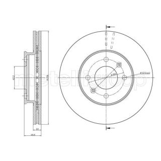 Stabdžių diskas CIFAM 800-930C