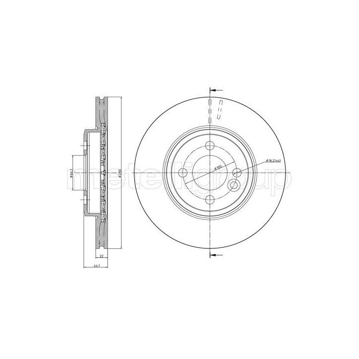 Stabdžių diskas CIFAM 800-940C