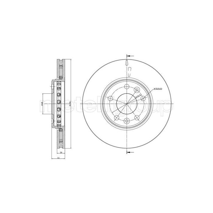 Stabdžių diskas CIFAM 800-942C