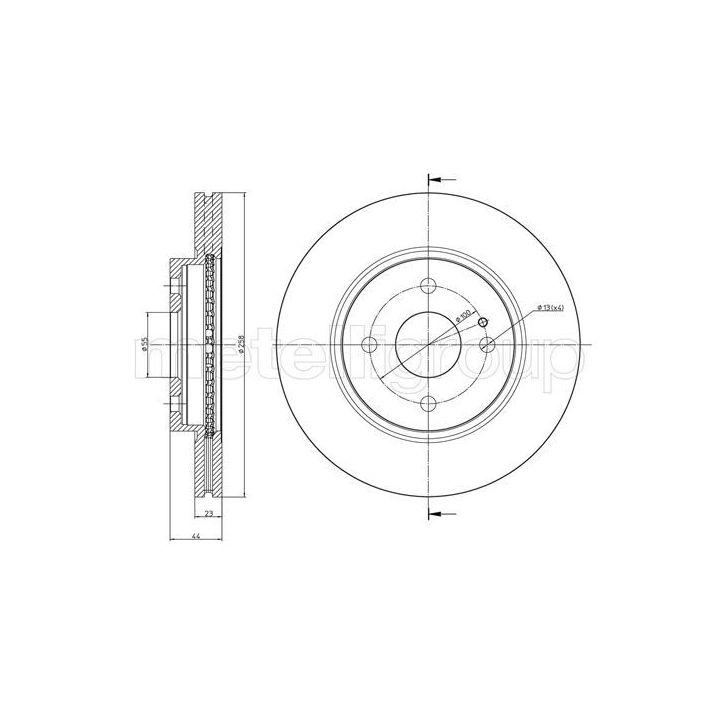 Stabdžių diskas CIFAM 800-983