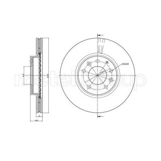 Stabdžių diskas CIFAM 800-984C