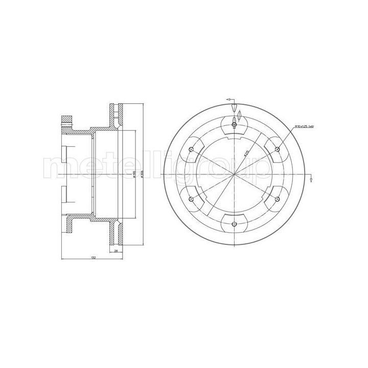 Stabdžių diskas CIFAM 800-990