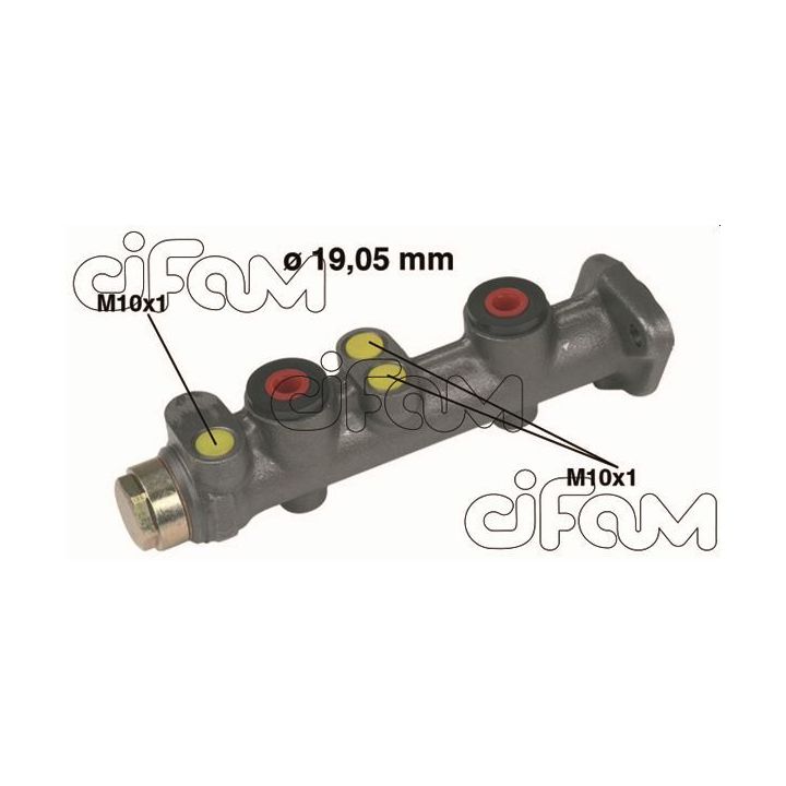 Pagrindinis cilindras, stabdžiai CIFAM 202-028