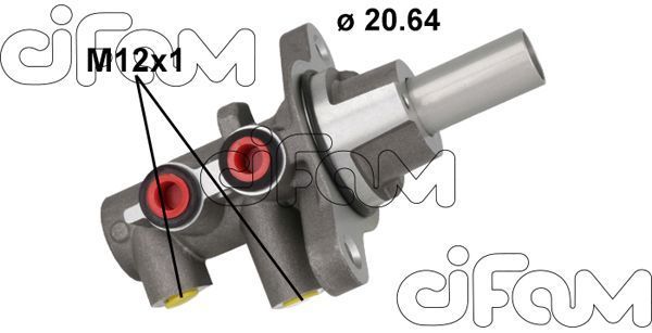 Pagrindinis cilindras, stabdžiai CIFAM 202-1149