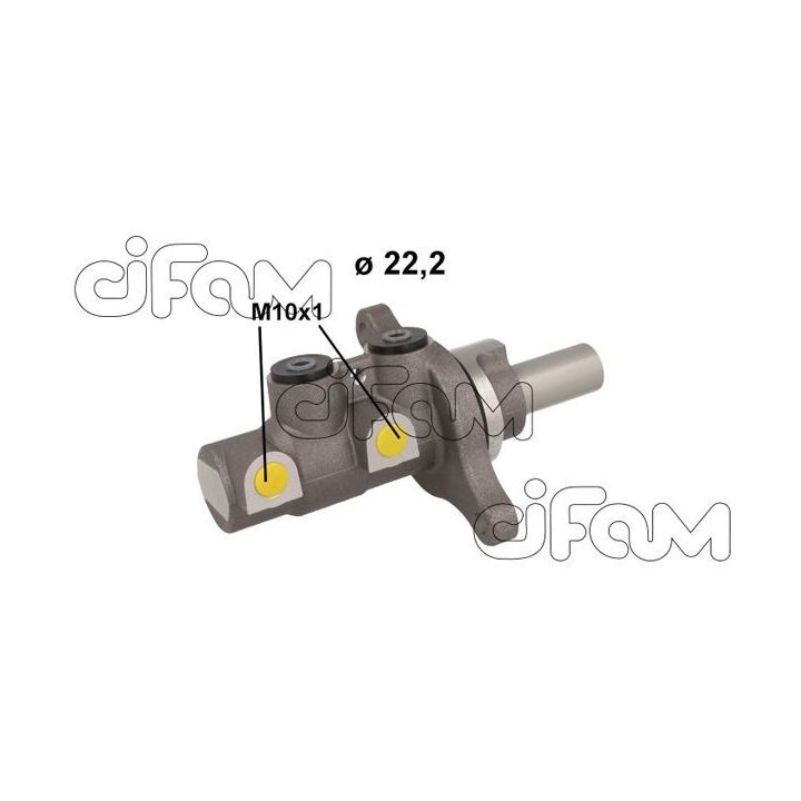Pagrindinis cilindras, stabdžiai CIFAM 202-1151
