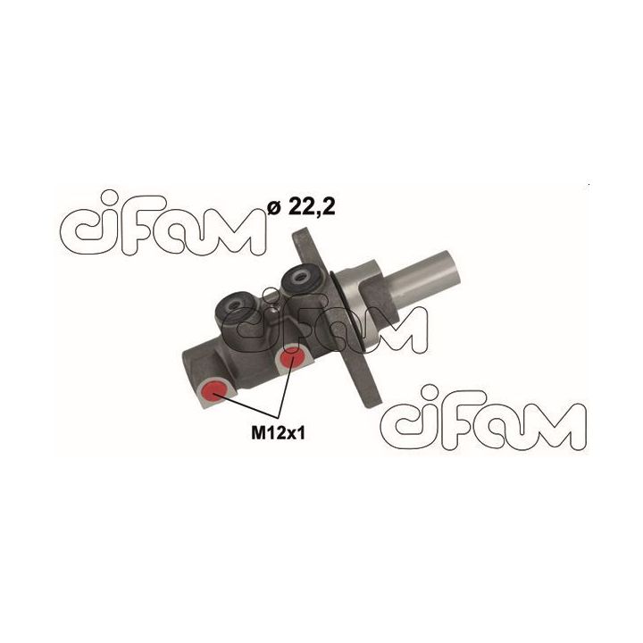 Pagrindinis cilindras, stabdžiai CIFAM 202-1152