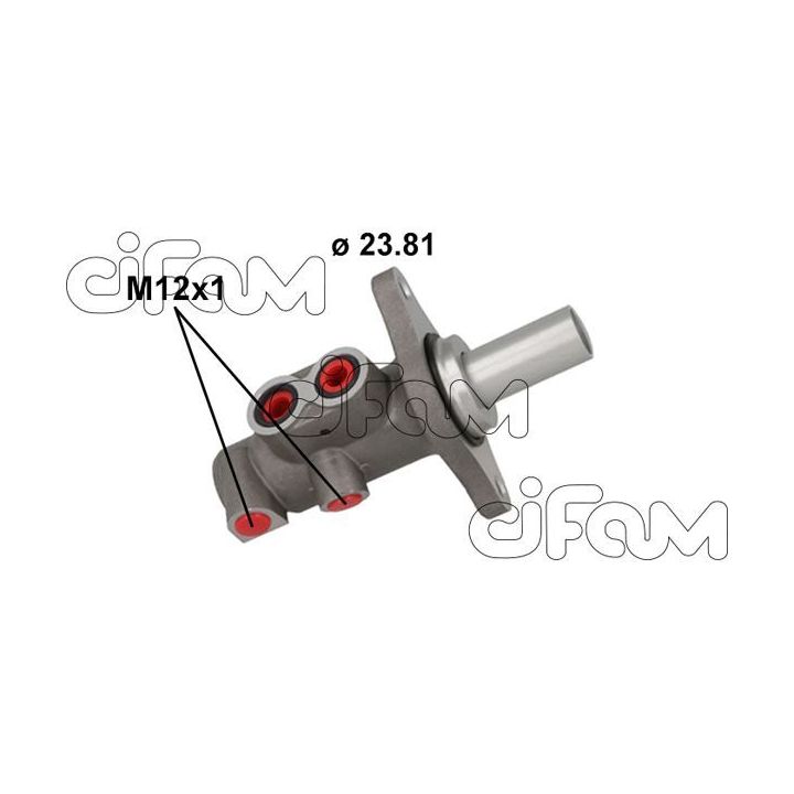 Pagrindinis cilindras, stabdžiai CIFAM 202-1159