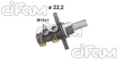 Pagrindinis cilindras, stabdžiai CIFAM 202-1193