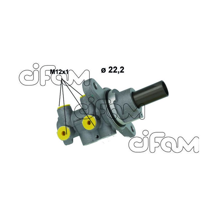 Pagrindinis cilindras, stabdžiai CIFAM 202-1214