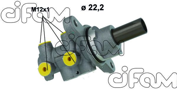 Pagrindinis cilindras, stabdžiai CIFAM 202-1214