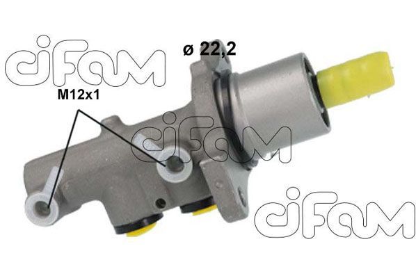 Pagrindinis cilindras, stabdžiai CIFAM 202-1237