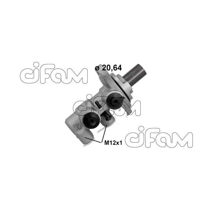 Pagrindinis cilindras, stabdžiai CIFAM 202-1241