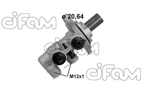 Pagrindinis cilindras, stabdžiai CIFAM 202-1241