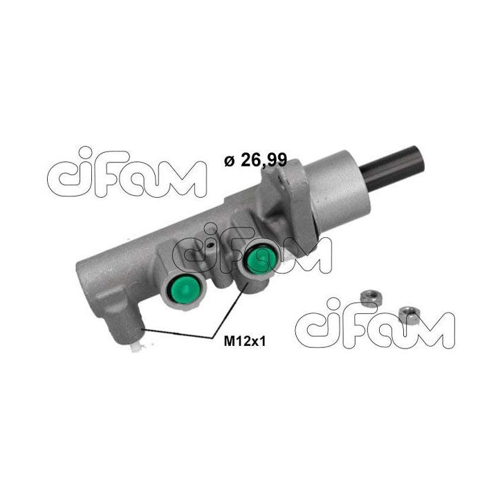 Pagrindinis cilindras, stabdžiai CIFAM 202-1248