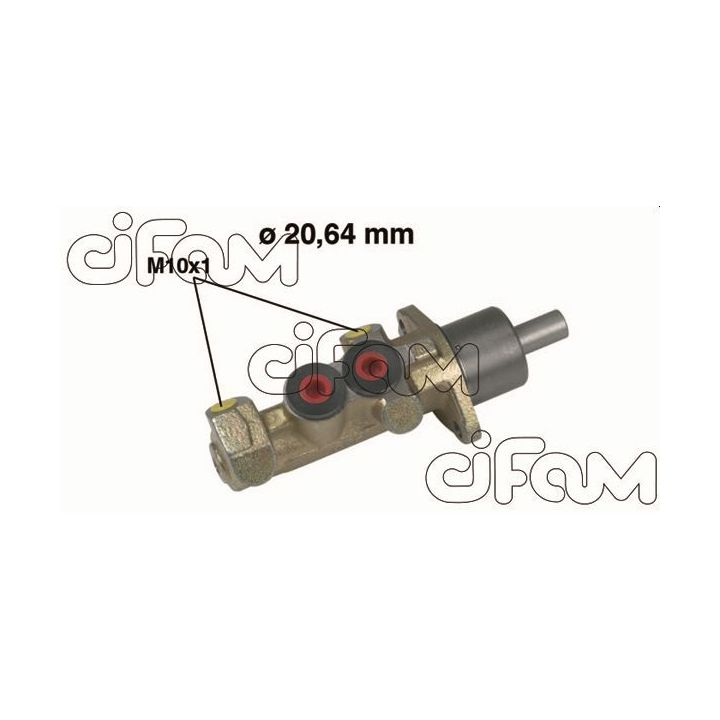 Pagrindinis cilindras, stabdžiai CIFAM 202-242
