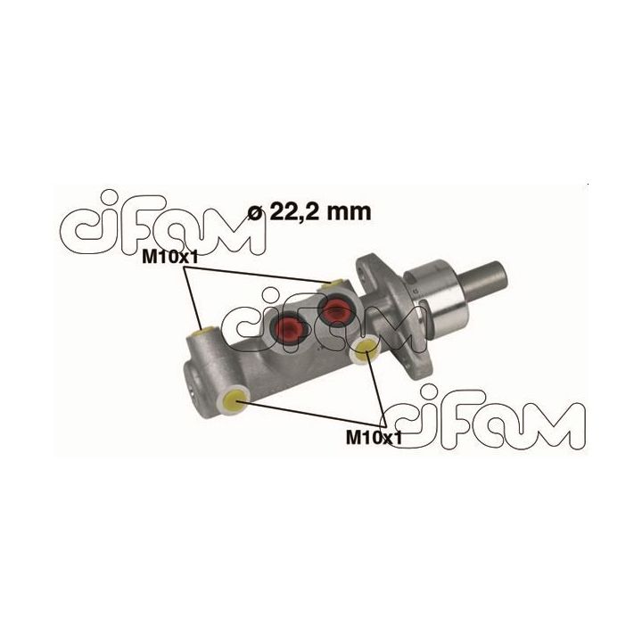 Pagrindinis cilindras, stabdžiai CIFAM 202-290