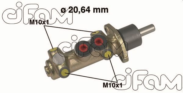 Pagrindinis cilindras, stabdžiai CIFAM 202-300
