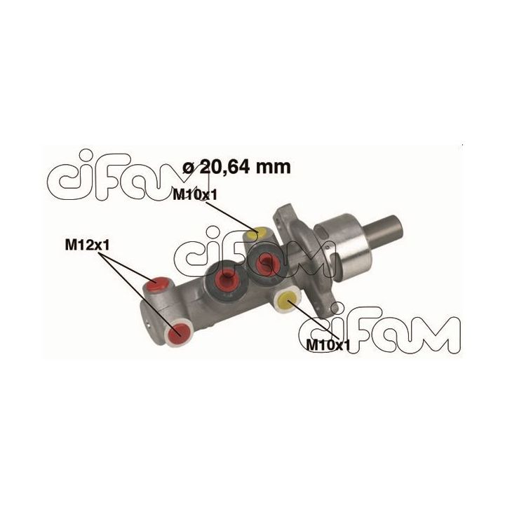 Pagrindinis cilindras, stabdžiai CIFAM 202-319