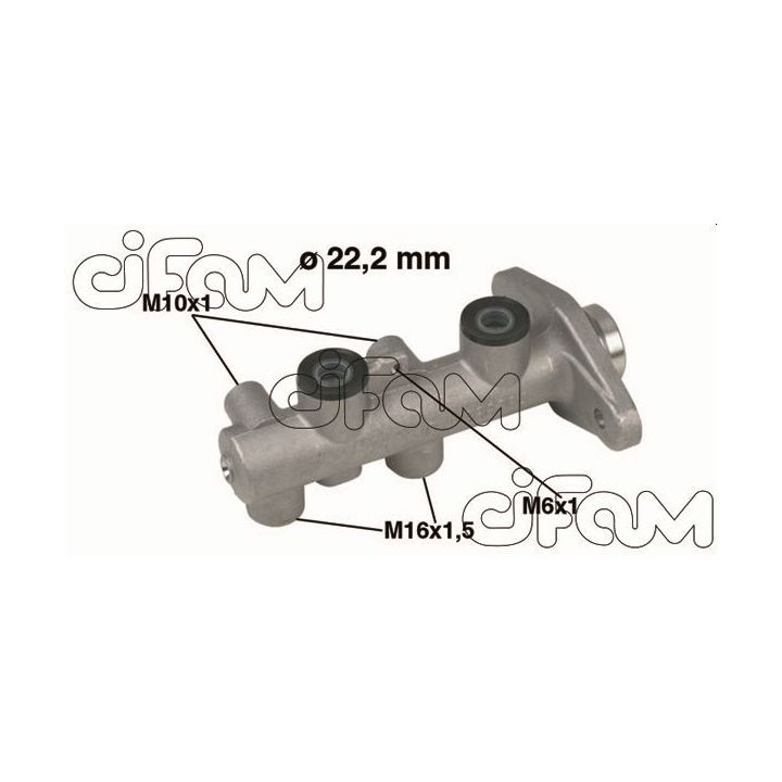 Pagrindinis cilindras, stabdžiai CIFAM 202-345