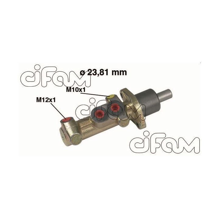 Pagrindinis cilindras, stabdžiai CIFAM 202-386