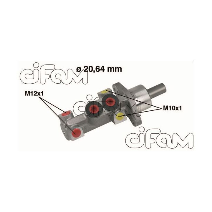 Pagrindinis cilindras, stabdžiai CIFAM 202-388