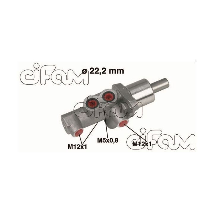 Pagrindinis cilindras, stabdžiai CIFAM 202-436