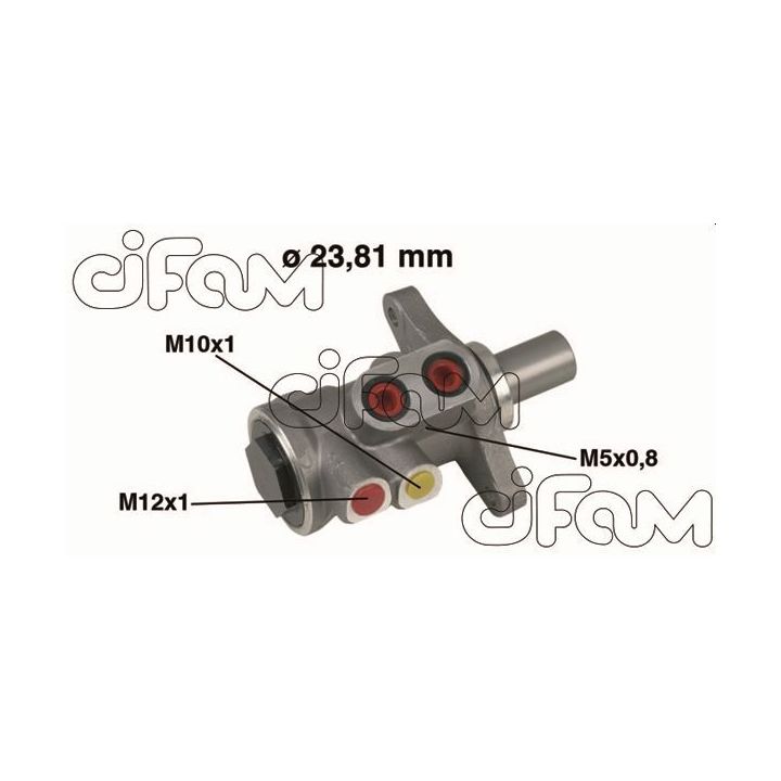 Pagrindinis cilindras, stabdžiai CIFAM 202-448