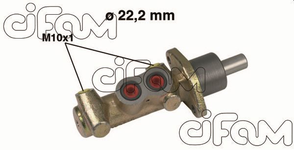 Pagrindinis cilindras, stabdžiai CIFAM 202-456