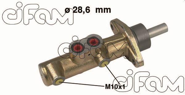 Pagrindinis cilindras, stabdžiai CIFAM 202-460