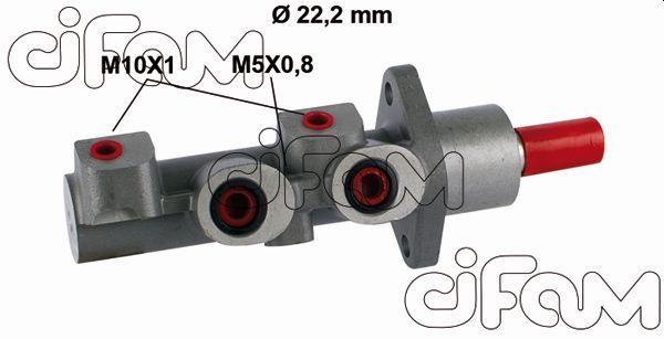 Pagrindinis cilindras, stabdžiai CIFAM 202-506