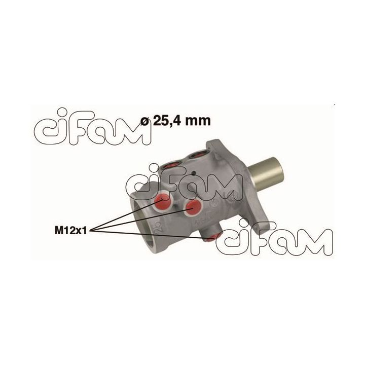 Pagrindinis cilindras, stabdžiai CIFAM 202-555