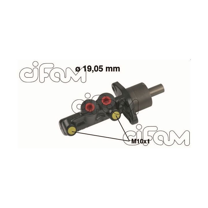 Pagrindinis cilindras, stabdžiai CIFAM 202-583