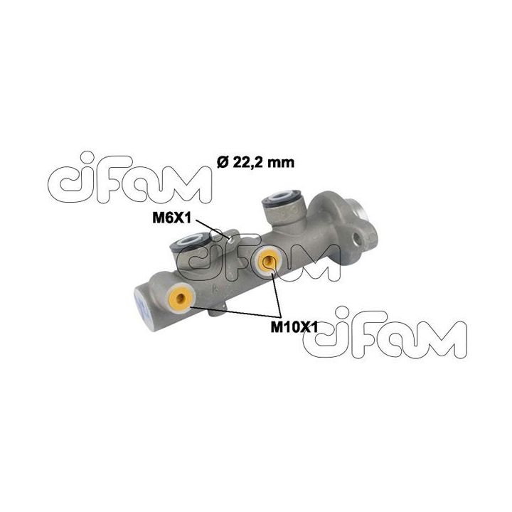 Pagrindinis cilindras, stabdžiai CIFAM 202-654