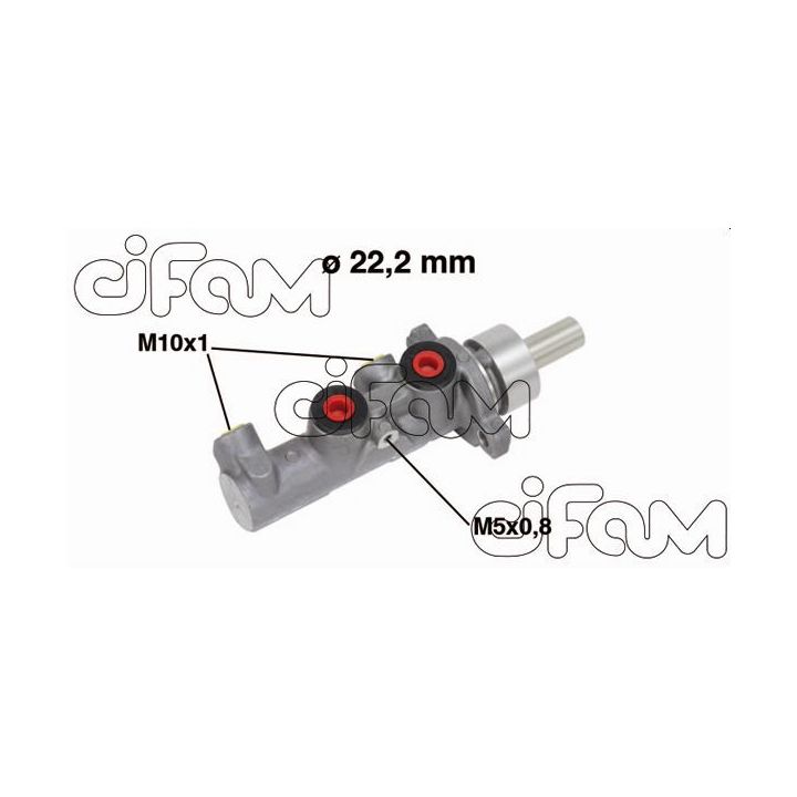 Pagrindinis cilindras, stabdžiai CIFAM 202-670