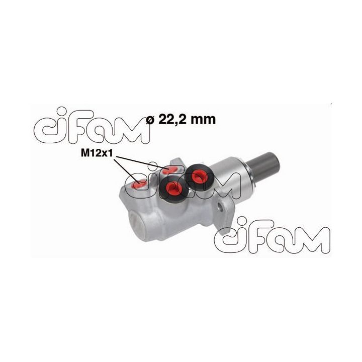 Pagrindinis cilindras, stabdžiai CIFAM 202-673