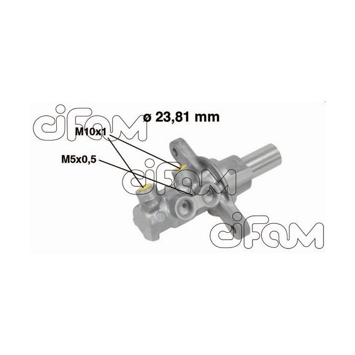 Pagrindinis cilindras, stabdžiai CIFAM 202-680
